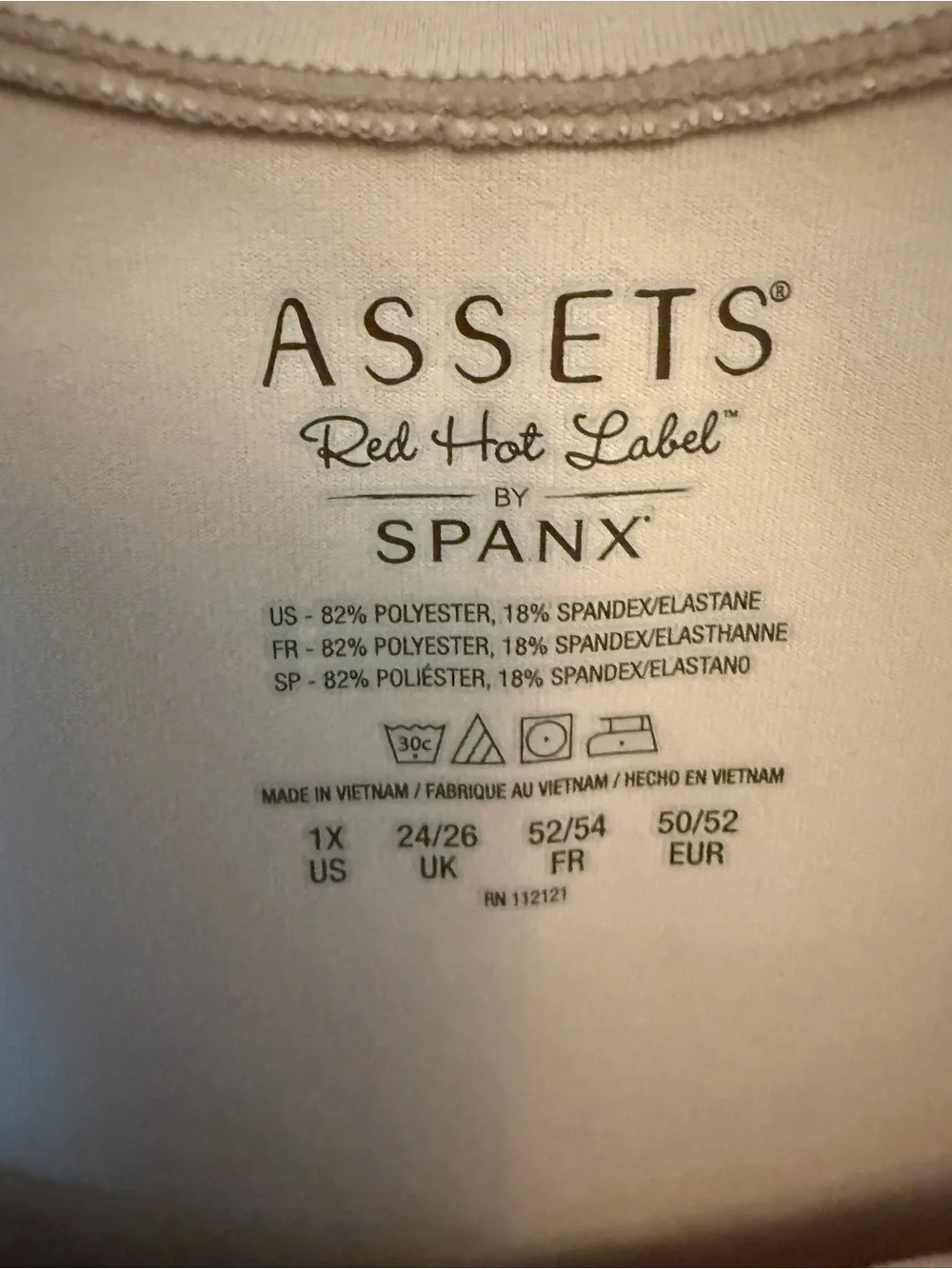 ASSETS by Spanx Light Beige Tank slip Dress 1X - Picture 3 of 9
